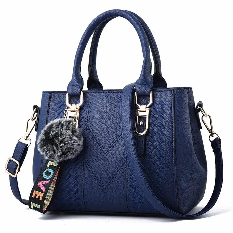 Women’s soft leather shoulder bag