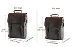 Classic leather satchel bag for men