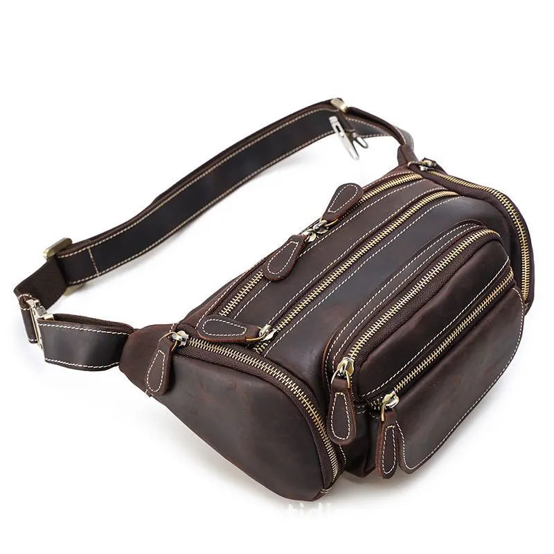 Urban leather bum bag