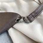 Large leather handbag