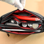 Medium leather shoulder bag