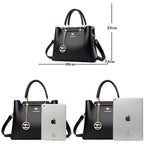Structured leather shoulder bag