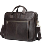 Stylish leather executive briefcase