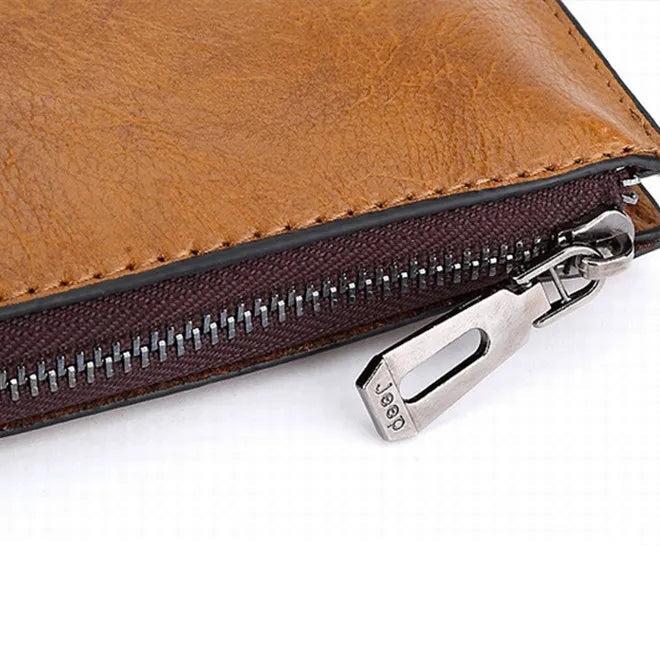 Leather clutch for men