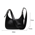 Soft leather shoulder bag