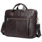 Stylish leather executive briefcase