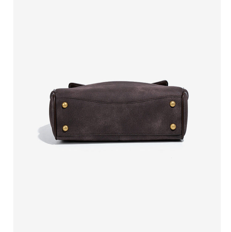 Timeless suede handbag