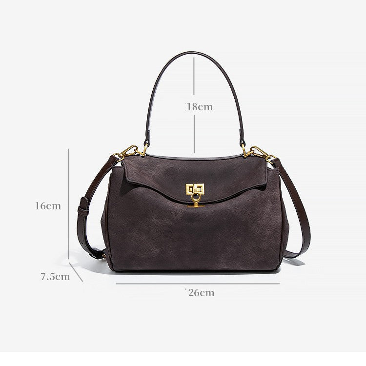 Timeless suede handbag