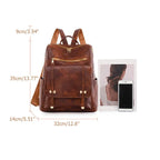 Vintage leather satchel