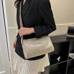 Sleek leather handbag