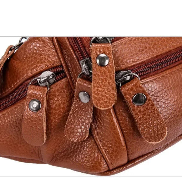 Wraparound leather bum bag