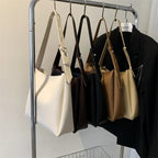 Elegant women's leather tote bag