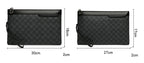 Slim leather clutch for phone and wallet