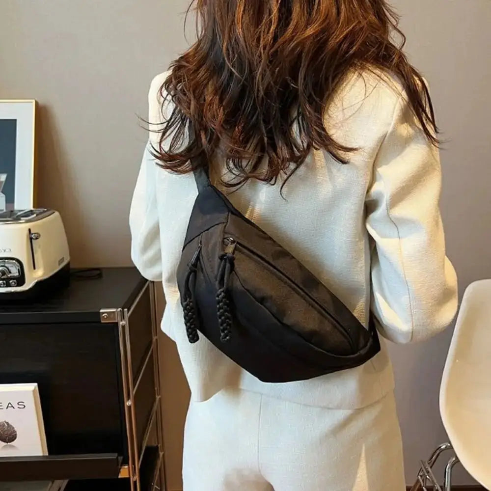 Large capacity corduroy bum bag