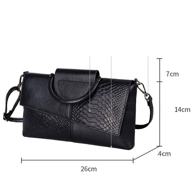 Stylish leather handbag