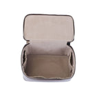 Travel leather vanity bag