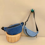 Children denim bum bag
