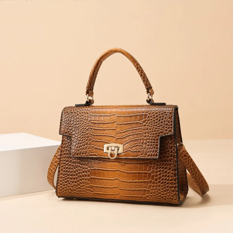 Leather handbag