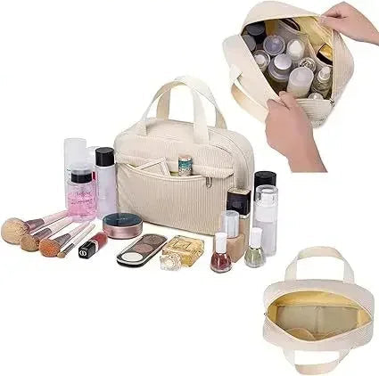 Corduroy travel toiletry bag