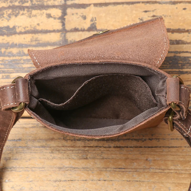 Leather crossbody bag