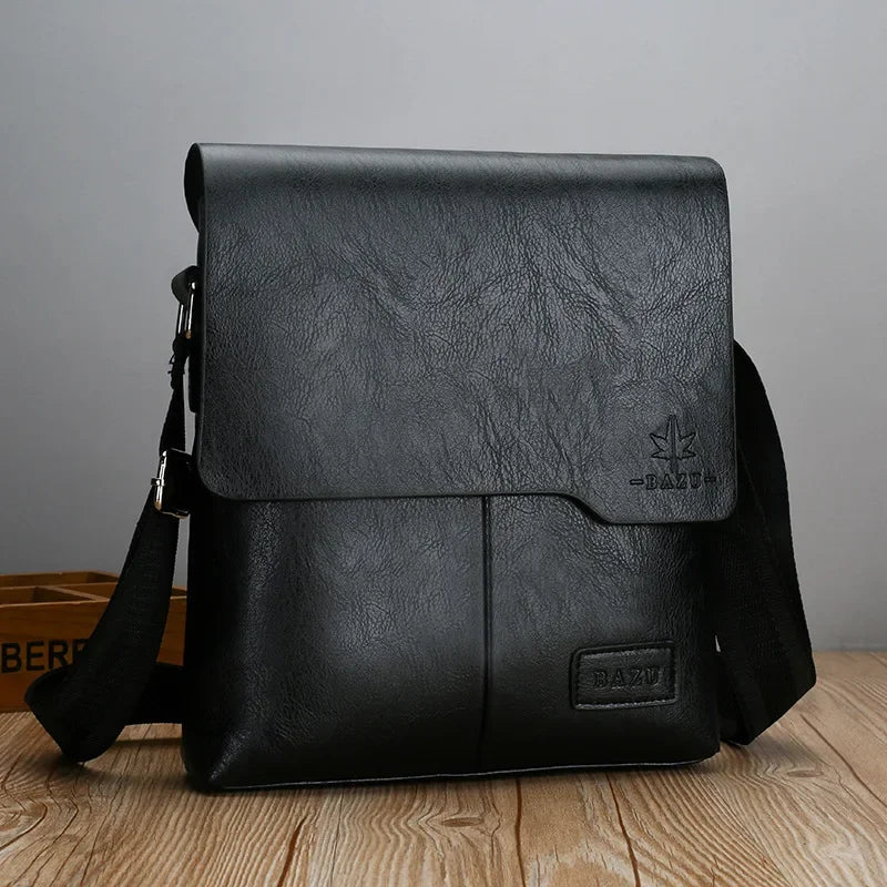 Versatile leather crossbody bag