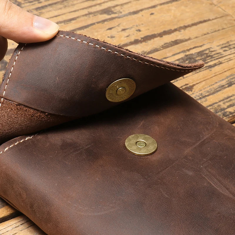 Leather crossbody bag