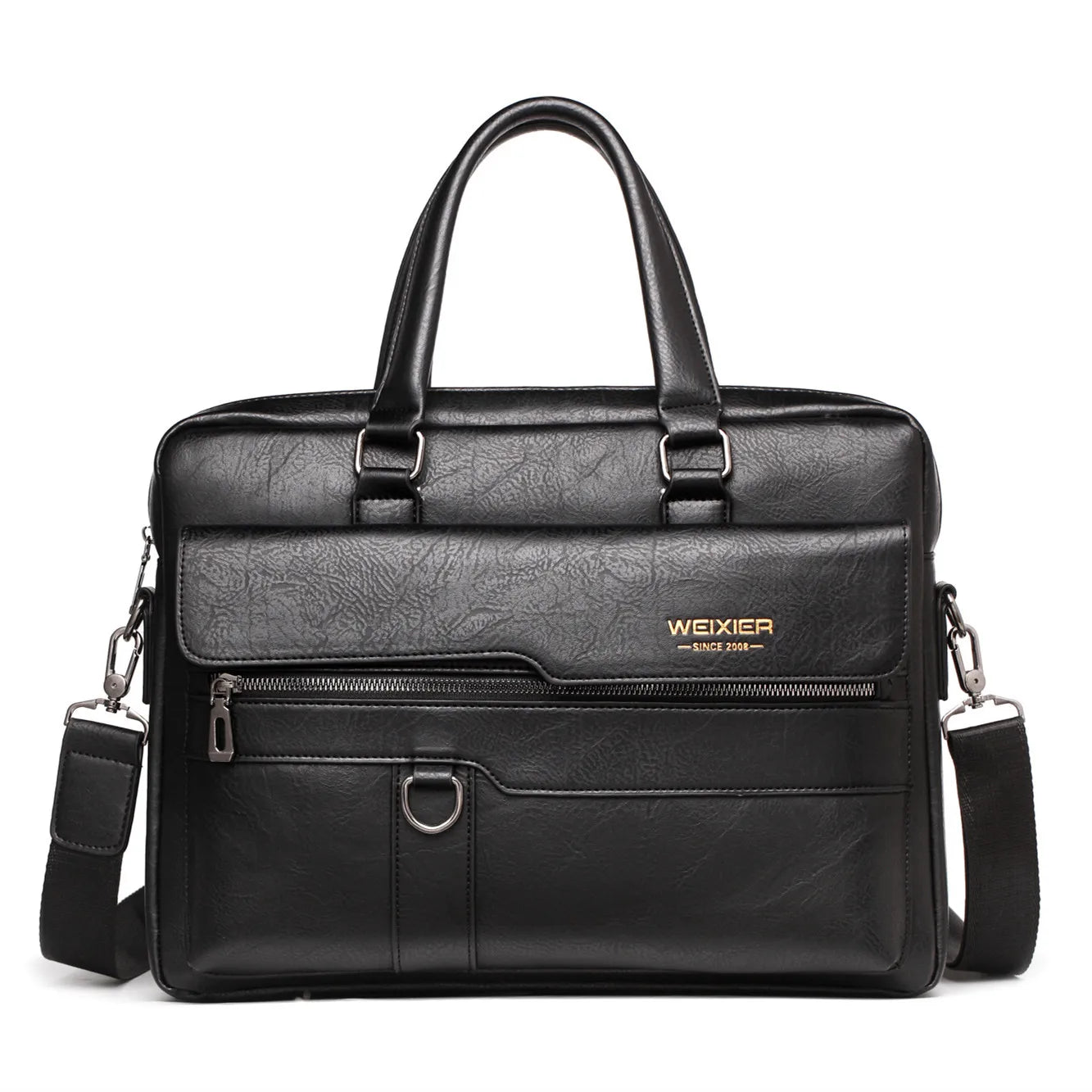 Leather laptop bag