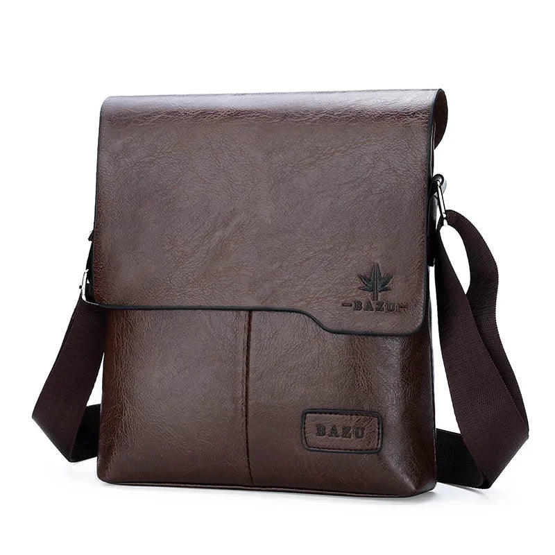 Versatile leather crossbody bag