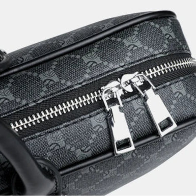 Designer-inspired leather laptop briefcase