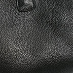 Soft leather handbag with zipper