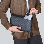 Slim leather clutch for phone and wallet