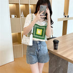 Sleek leather sling shoulder bag