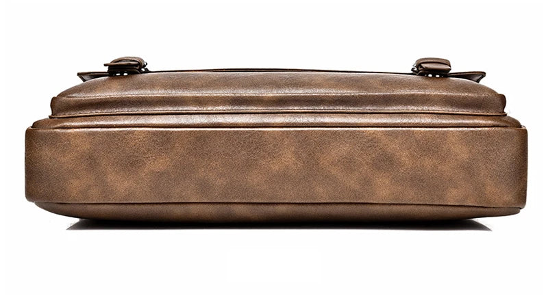 Classic leather briefcase for men