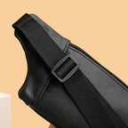 Soft-touch leather bum bag