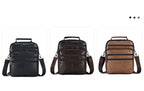 Premium leather sling crossbody bag