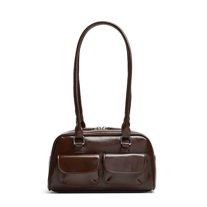 Mini leather shoulder bag