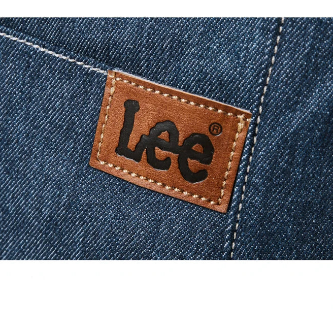 Denim tote bag with embroidery