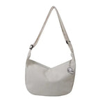 Corduroy handbag with adjustable shoulder strap
