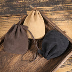 Retro leather belt pouch