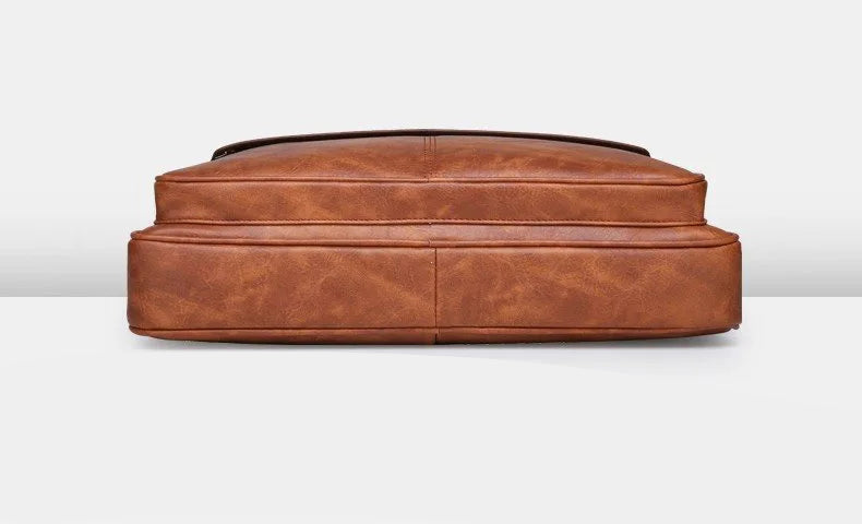 Leather business briefcase