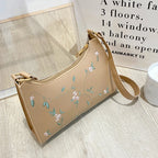 Sleek leather sling shoulder bag