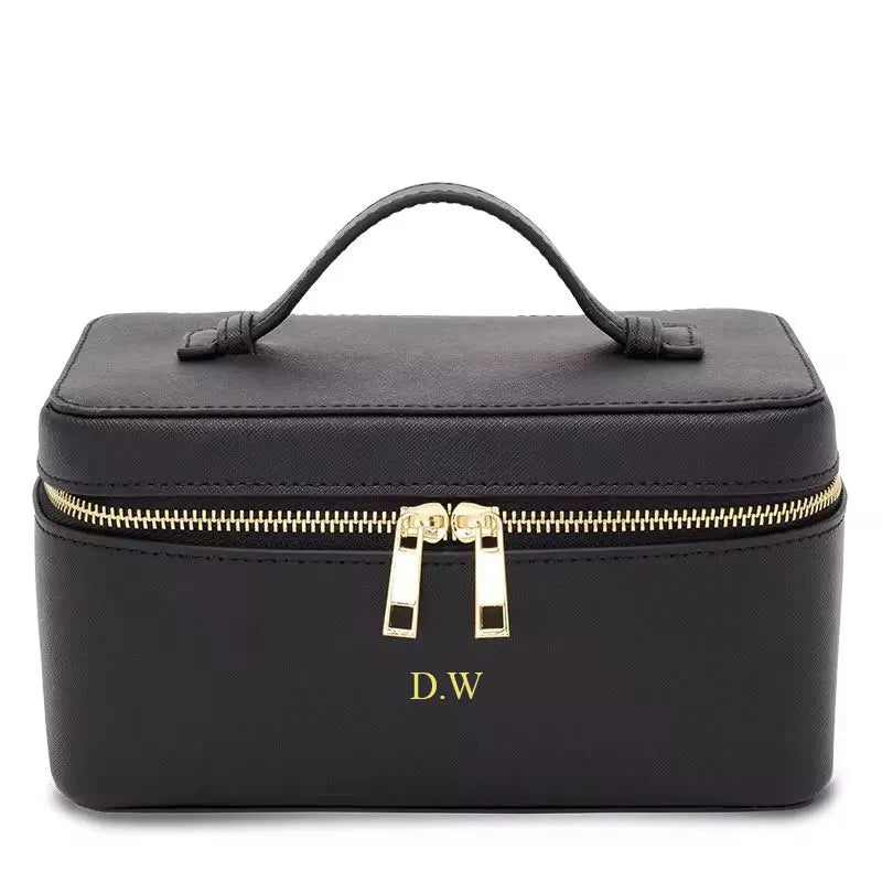 Vintage leather dopp kit