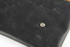 Men's leather clutch bag