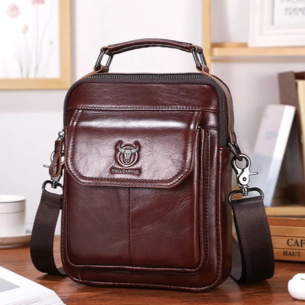 Classic leather crossbody bag