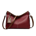 Leather handbag for work, shopping, or travel