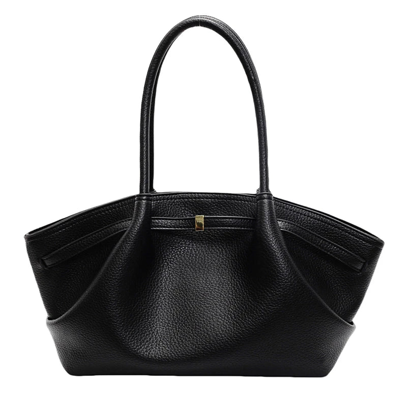 Versatile leather handbag