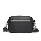 Soft minimalist leather crossbody bag
