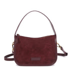 Everyday suede shoulder bag