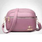 Retro leather shoulder purse