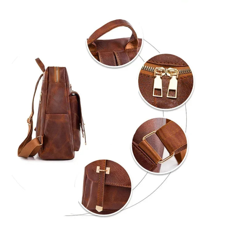 Vintage leather satchel
